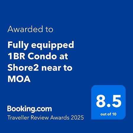 Fully Equipped 1Br Condo At Shore2 Near To Moa Manila Exterior foto